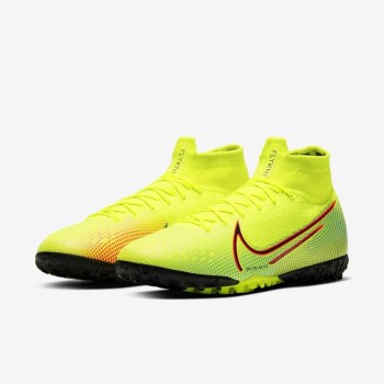 Nike Mercurial Superfly 7 Elite MDS TF - Férfi Focicipő - Citrom/Fekete